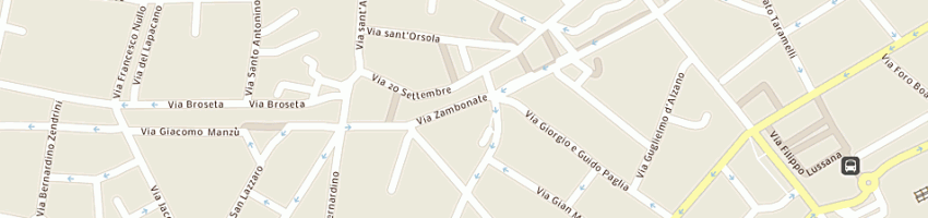Mappa della impresa noris ottica a BERGAMO
