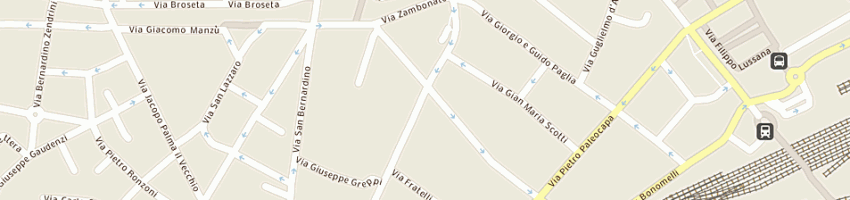 Mappa della impresa ottica limonta sas di limonta chiaretta e c a BERGAMO