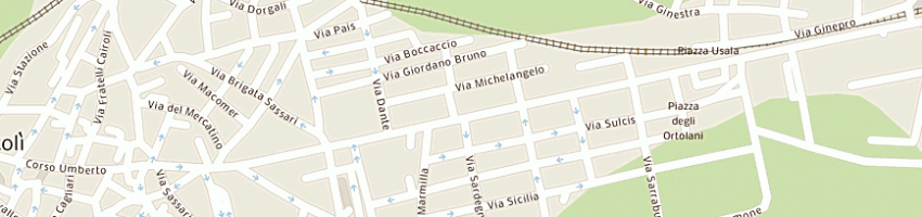 Mappa della impresa piroddi maria gabriella a TORTOLI 