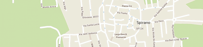 Mappa della impresa beretta flli snc a SPIRANO
