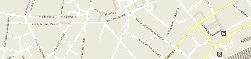 Mappa della impresa osvaldo ruggeri e c snc a BERGAMO