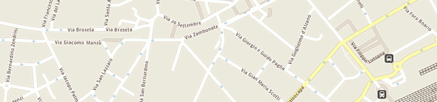 Mappa della impresa galante (snc) a BERGAMO
