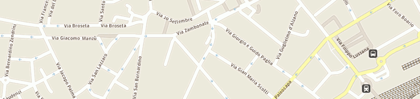 Mappa della impresa vanto di tacconi antonella a BERGAMO