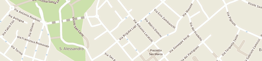 Mappa della impresa voglie di moda srl a BERGAMO