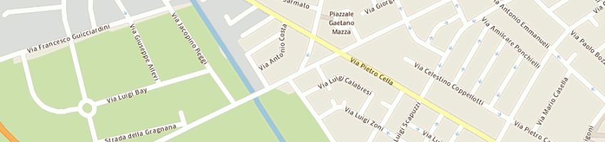 Mappa della impresa oleotti cesare a PIACENZA