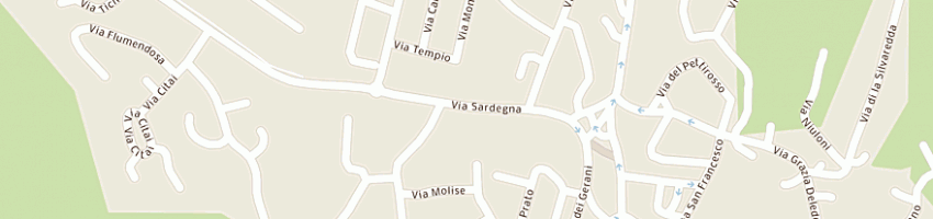 Mappa della impresa ripping club di fideli e fogu snc a SAN TEODORO