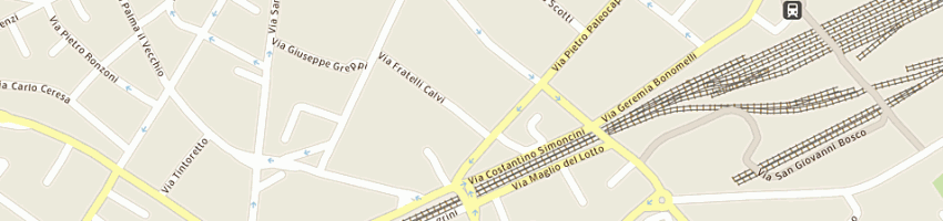 Mappa della impresa ottica d'immagine (sas) di silvio coppola e c a BERGAMO