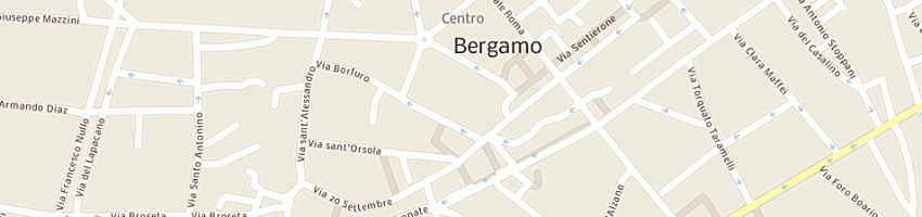 Mappa della impresa immobiliare zara srl a BERGAMO