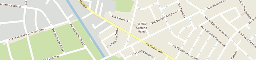 Mappa della impresa hotel ovest a PIACENZA