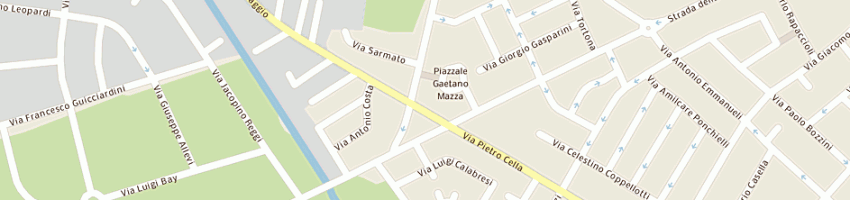 Mappa della impresa benedetti lorenza a PIACENZA