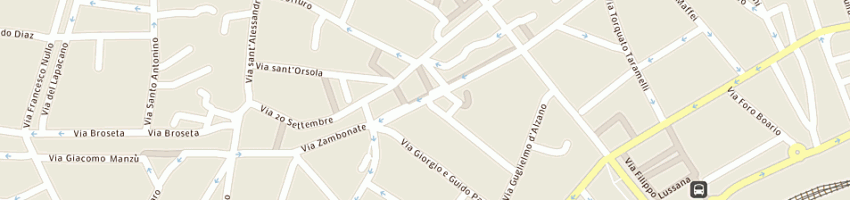 Mappa della impresa gelateria ingalleria di moroni giuseppe e c(snc) a BERGAMO