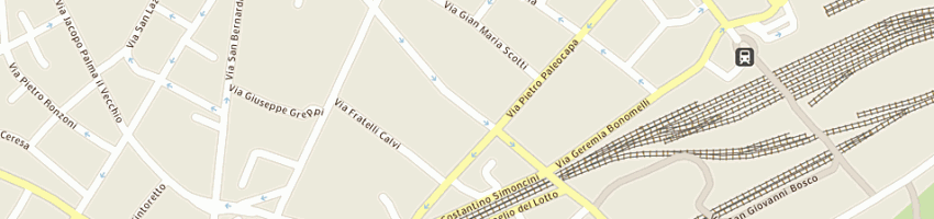 Mappa della impresa fratelli gambarini srl a BERGAMO