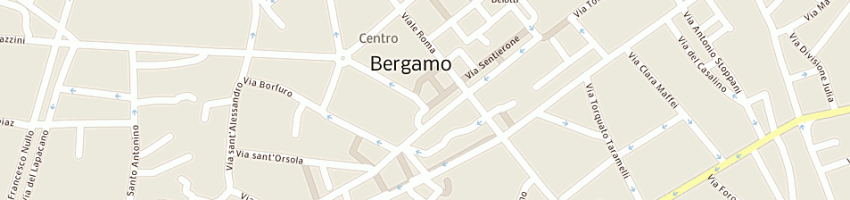 Mappa della impresa sacerdote (srl) a BERGAMO