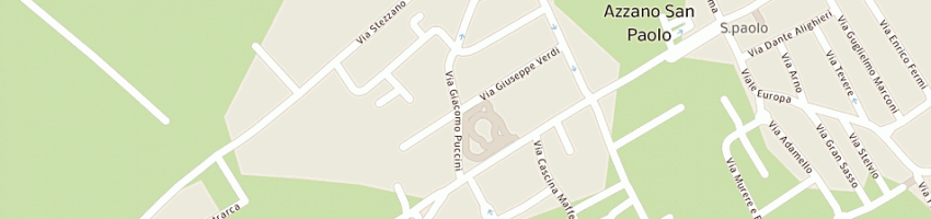 Mappa della impresa maggioni roberto srl a AZZANO SAN PAOLO