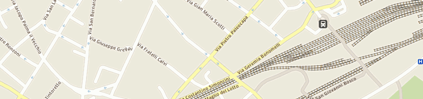 Mappa della impresa emporio armadi (srl) a BERGAMO