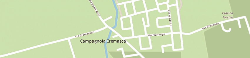 Mappa della impresa deda elementi srl a CAMPAGNOLA CREMASCA