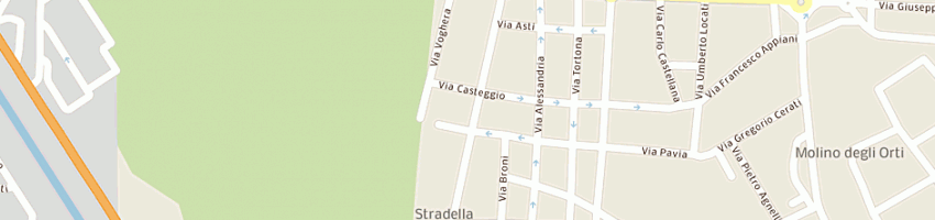 Mappa della impresa scrivani elettrodomestici snc a PIACENZA