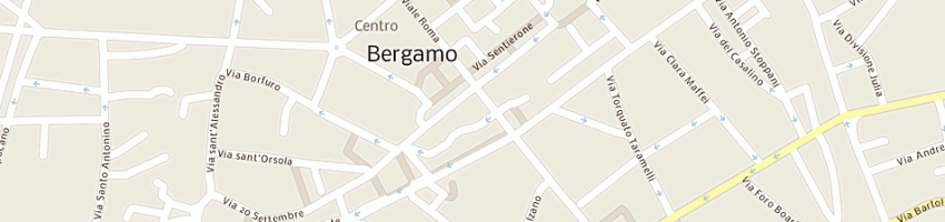 Mappa della impresa bresciani luigi a BERGAMO