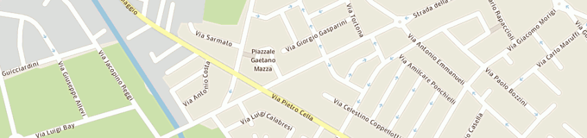 Mappa della impresa meles gianmaria a PIACENZA