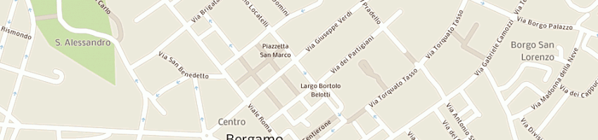 Mappa della impresa catour (srl) a BERGAMO