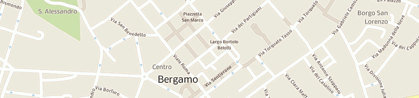 Mappa della impresa eos trading srl a BERGAMO