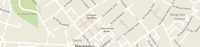 Mappa della impresa cartoleria di via masone (snc) a BERGAMO