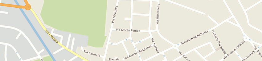 Mappa della impresa susy lingerie snc a PIACENZA