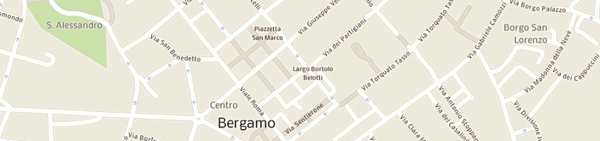 Mappa della impresa private consulting p e c (srl) a BERGAMO