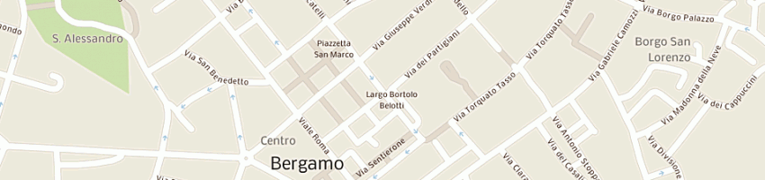 Mappa della impresa agenzia delle entrate ufficio di bergamo a BERGAMO