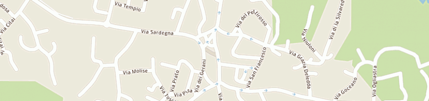Mappa della impresa sanna paolo a SAN TEODORO