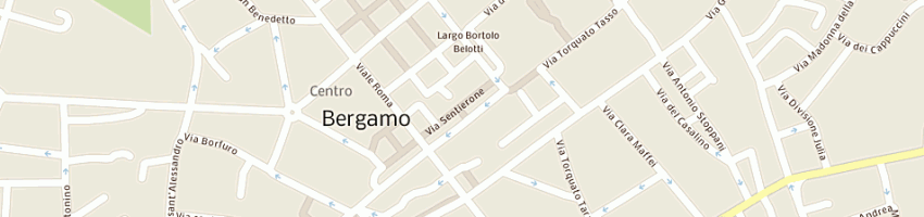 Mappa della impresa unicredit banca d'impresa a BERGAMO
