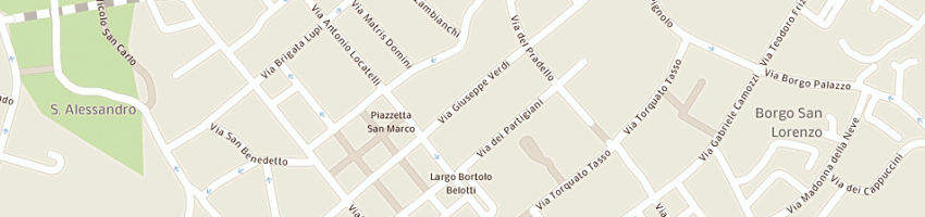 Mappa della impresa qualical srl a BERGAMO
