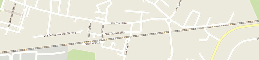 Mappa della impresa fagioli andreano a PIACENZA