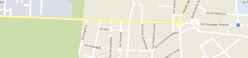 Mappa della impresa cravedi (srl) a PIACENZA