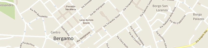 Mappa della impresa gambirasio srl a BERGAMO