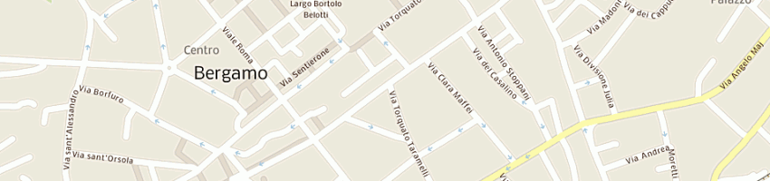 Mappa della impresa abec (snc) a BERGAMO