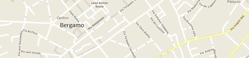 Mappa della impresa oreficeria cornaro sas a BERGAMO