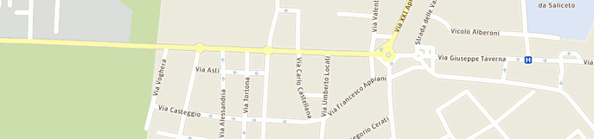 Mappa della impresa perini matteo a PIACENZA