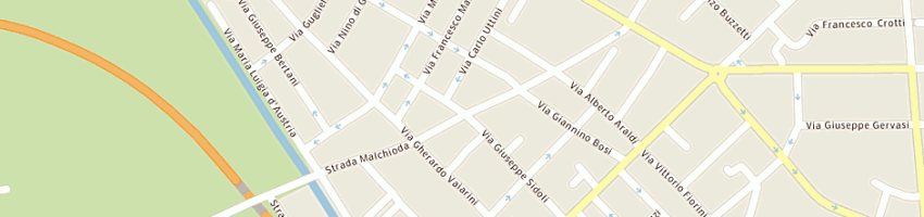 Mappa della impresa franchi dina a PIACENZA