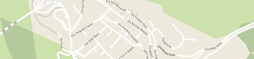 Mappa della impresa rubini luciano a PIAZZA BREMBANA