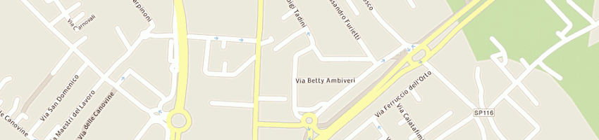 Mappa della impresa postini ezio a BERGAMO