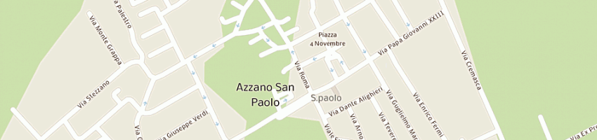 Mappa della impresa pasticceria claudio di salaris a e salaris f snc a AZZANO SAN PAOLO
