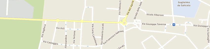 Mappa della impresa pachanga cafe' srl a PIACENZA