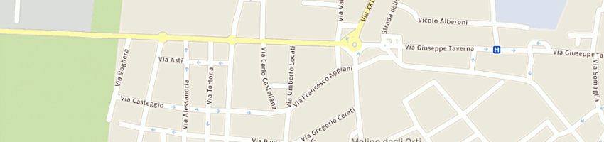 Mappa della impresa idrotherm snc a PIACENZA