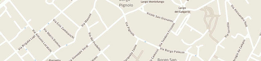 Mappa della impresa capello srl a BERGAMO