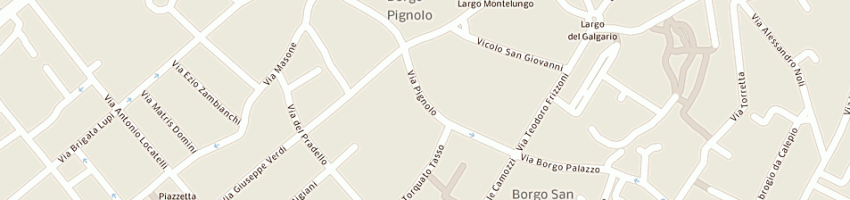 Mappa della impresa hostaria 1308 pignolo bassa srl a BERGAMO