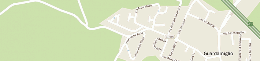 Mappa della impresa ferri egidio a GUARDAMIGLIO