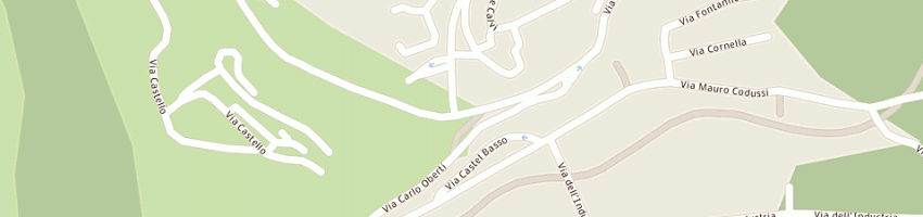 Mappa della impresa carrozzeria rinaldi di rinaldi claudio marco e c (snc) a PIAZZA BREMBANA