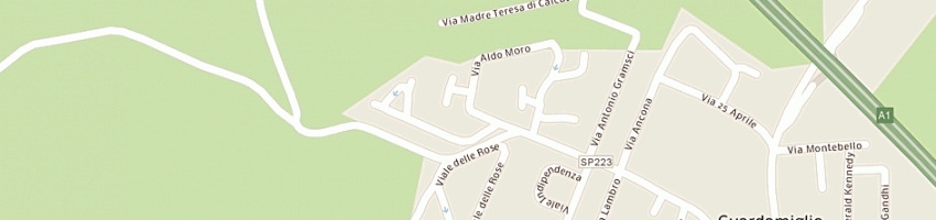 Mappa della impresa colla pierantonio a GUARDAMIGLIO
