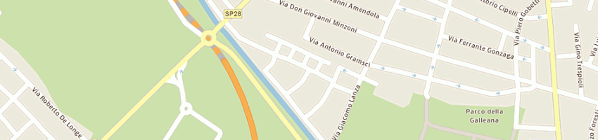 Mappa della impresa sole ideatenda di spezzacatena domenico a PIACENZA
